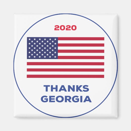 Bedankt Georgia 2020 Magneet (Voorkant)