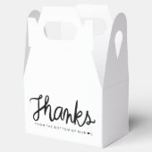 Bedankt geveldoos gunst doos bedankdoosjes (Geopend)
