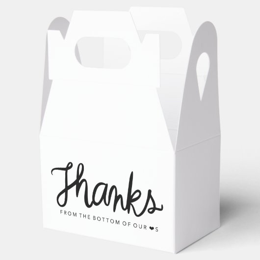 Bedankt geveldoos gunst doos bedankdoosjes (Geopend)