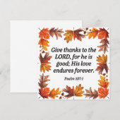 Bedankt geven (Voorkant / Achterkant)