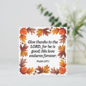 Bedankt geven (Staand voorkant)