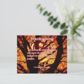 Bedankt geven aan Lord 1 Chronicles 16:8 Briefkaart (Staand voorkant)