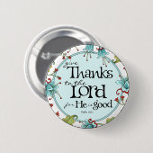 Bedankt geven aan Lord - Round Button Pin (Voorkant /achterkant)
