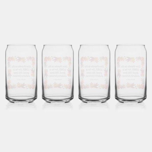 Bedankt geven blikvorm glas (Achterkant)