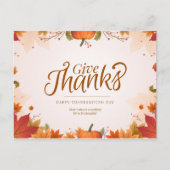 Bedankt geven briefkaart (Voorkant)