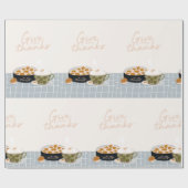 Bedankt geven cadeaupapier (Vlak)