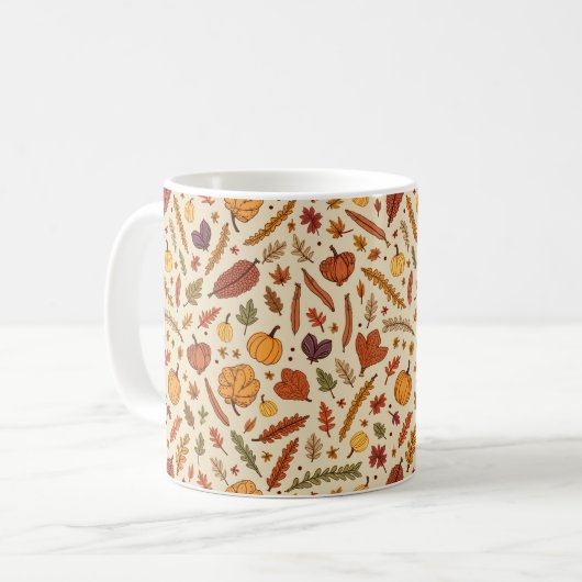 Bedankt geven dag mok cup/11 oz (Voorkant links)