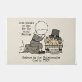 Bedankt geven deurmat (Voorkant)