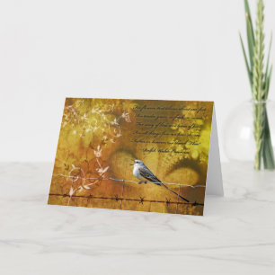 Bedankt geven! feestdagen kaart