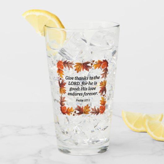 Bedankt geven glas (Voorkant ijs)