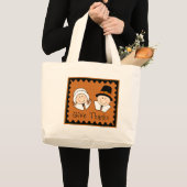 Bedankt geven grote tote bag (Voorkant (product))