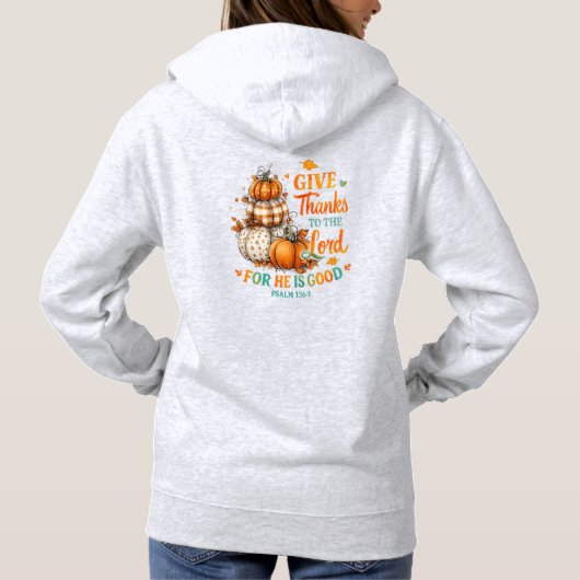 Bedankt geven hoodie (Achterkant)
