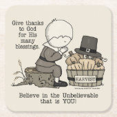 Bedankt geven kartonnen onderzetters (Voorkant)