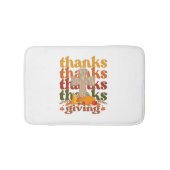 Bedankt geven kruispompoen badmat (Voorkant)