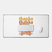 Bedankt geven kruispompoen bureaumat (Keyboard & Muis)