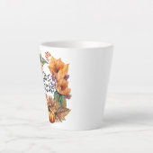 Bedankt geven latte mok (Voorkant)