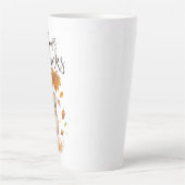 Bedankt geven latte mok (Voorkant)