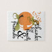 Bedankt geven legpuzzel (Horizontaal)