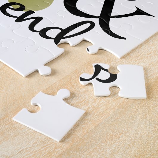 Bedankt geven legpuzzel (Zijkant)