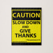 Bedankt geven legpuzzel (Verticaal)