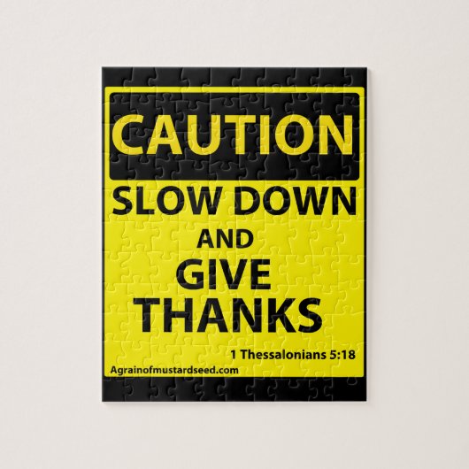 Bedankt geven legpuzzel (Verticaal)