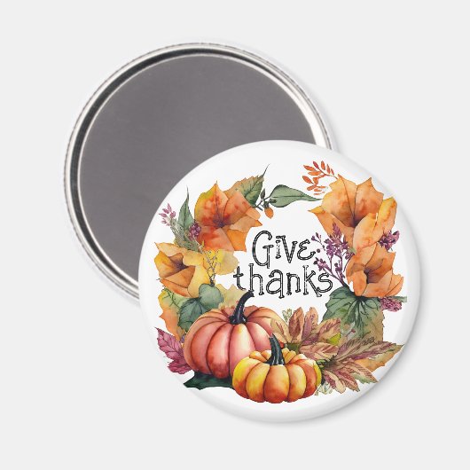 Bedankt geven magneet (Voorkant / Achterkant)