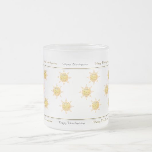 Bedankt geven Mok zon (Center)