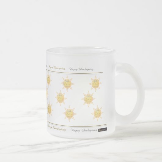 Bedankt geven Mok zon (Rechts)