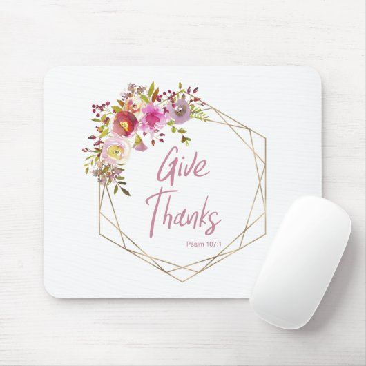 Bedankt geven muismat (Met muis)