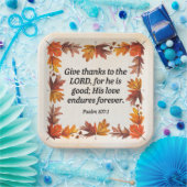 Bedankt geven papieren bordje (Feest)