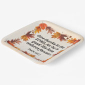 Bedankt geven papieren bordje (Gebogen)