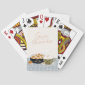 Bedankt geven pokerkaarten (Achterkant)