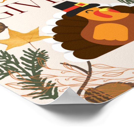 Bedankt geven poster (Hoek)