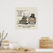 Bedankt geven poster (Keuken)