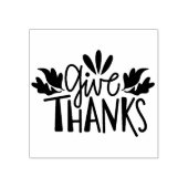 Bedankt geven rubberstempel (Afrduk)