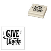 Bedankt geven rubberstempel (Gestempeld)
