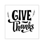 Bedankt geven rubberstempel (Afrduk)