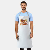 Bedankt geven schort (Gedragen)