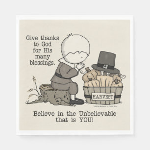 Bedankt geven servet