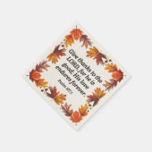 Bedankt geven servet (Hoek)