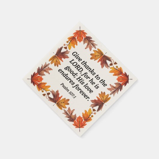 Bedankt geven servet (Hoek)