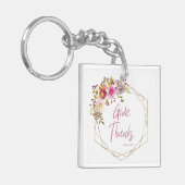 Bedankt geven sleutelhanger (Voorkant Links)