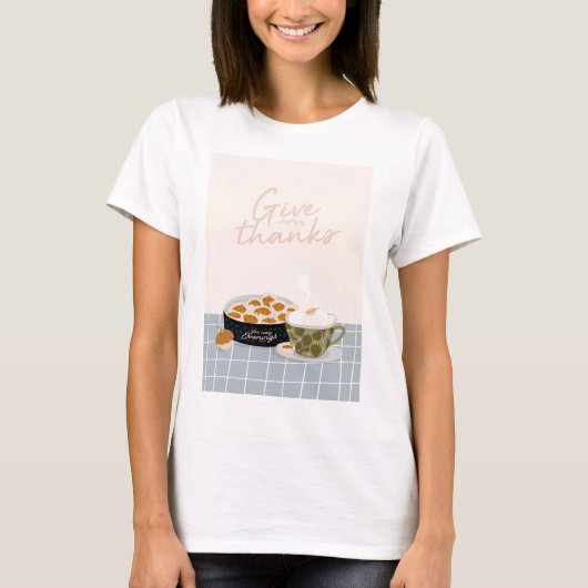 Bedankt geven t-shirt (Voorkant)