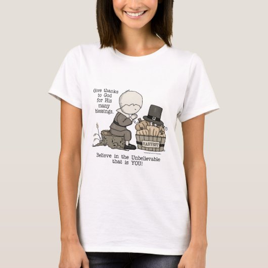 Bedankt geven t-shirt (Voorkant)