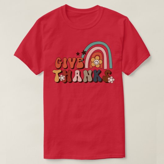 Bedankt geven t-shirt (Design voorkant)