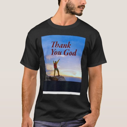 Bedankt geven t-shirt (Voorkant)