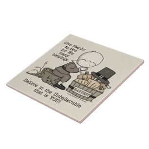 Bedankt geven tegeltje