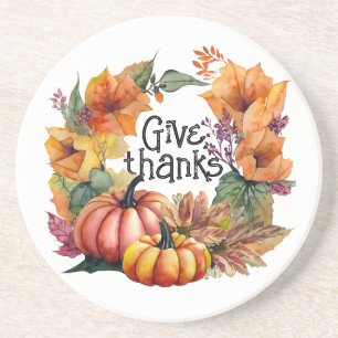 Bedankt geven zandsteen onderzetter