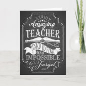 Bedankt geweldige lerarenkaart appreciatieweek (Voorkant)