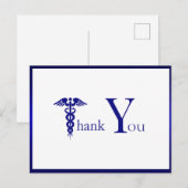 Bedankt Gezondheidszorg Medisch Dokter Verpleegkun Briefkaart (Voorkant / Achterkant)